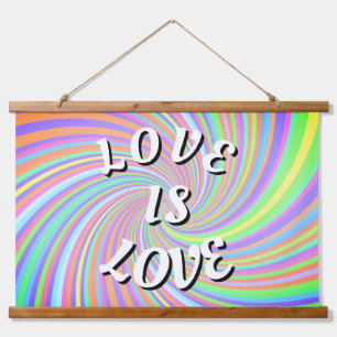 Love Is Love Pride   Hanging Tapestry