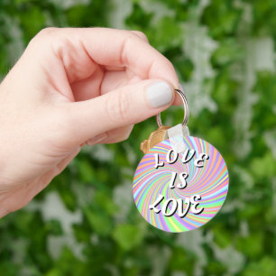 Love Is Love Pride Keychain