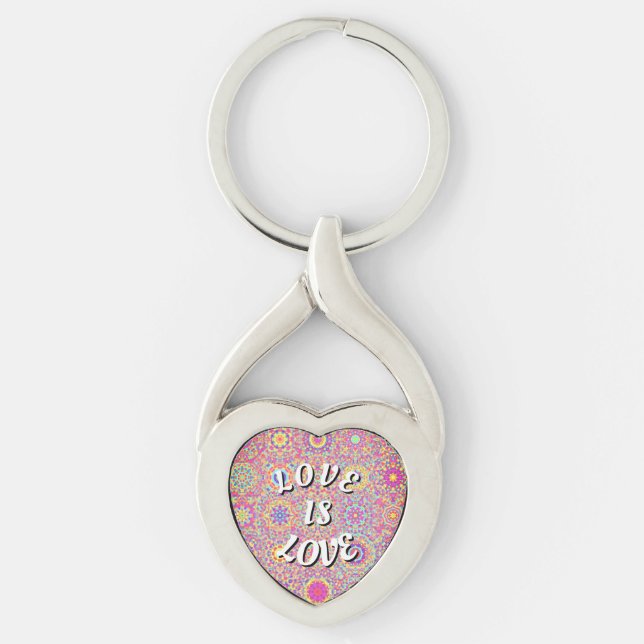 Love Is Love Pride Keychain (Front)