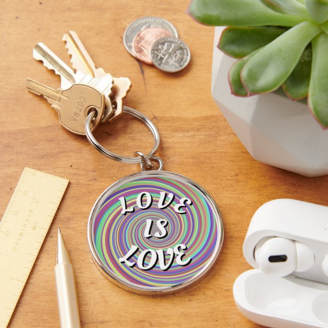 Love Is Love Pride Keychain (Desk)