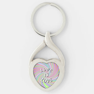 Love Is Love Pride Keychain