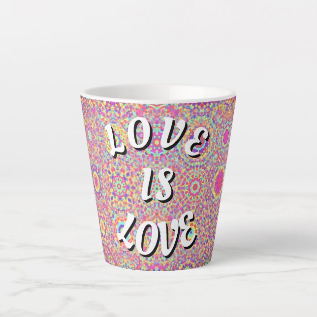 Love Is Love Pride  Latte Mug (Front)
