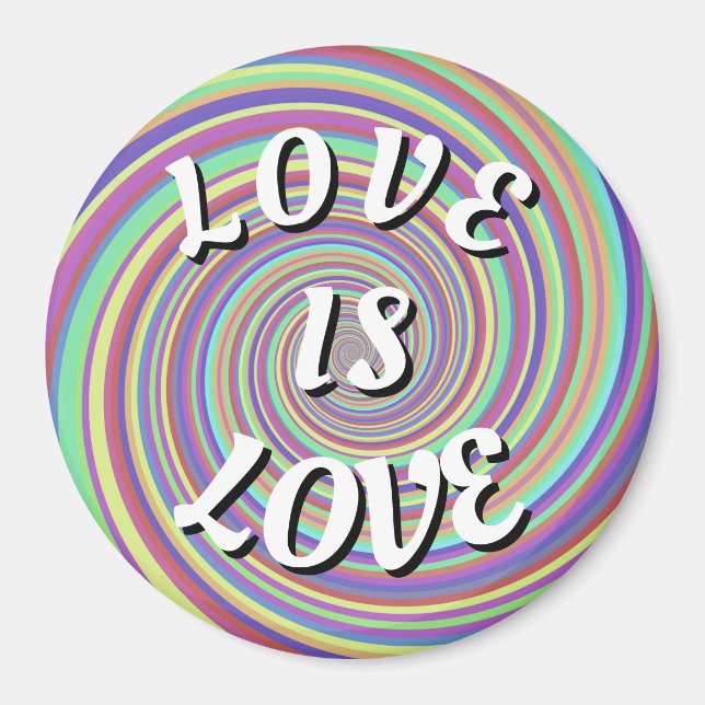 Love Is Love Pride   Magnet (Front)