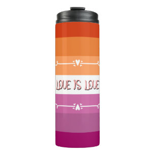 Love is Love Pride Month Thermal Tumbler