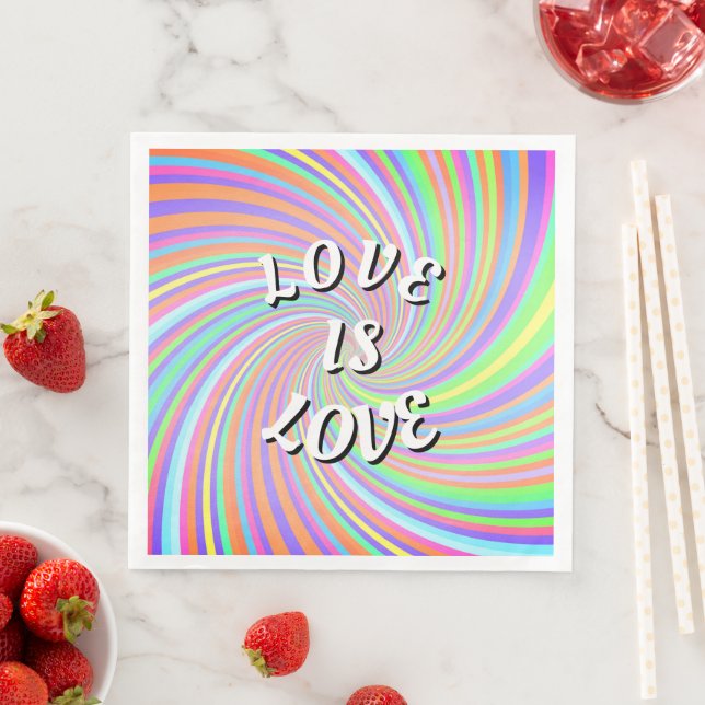 Love Is Love Pride  Napkin (Insitu)