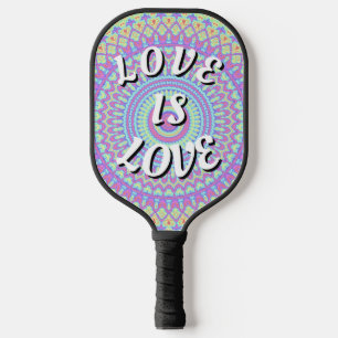 Love Is Love Pride Pickleball Paddle