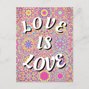 Love Is Love Pride Postcard
