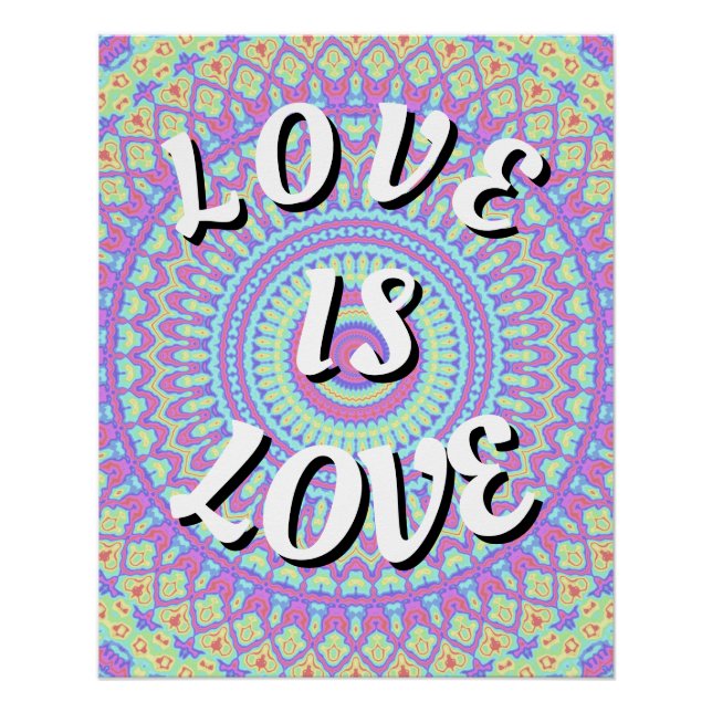 Love Is Love Pride Poster (Front)