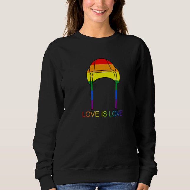 Love Is Love Pride Rainbow Water Polo (Front)