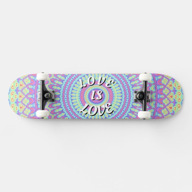 Love Is Love Pride Skateboard (Horz)