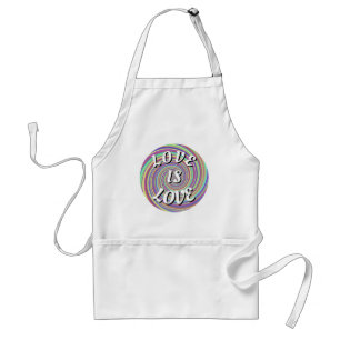 Love Is Love Pride   Standard Apron