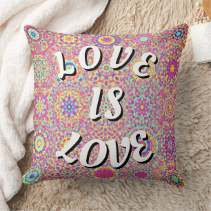 Love Is Love Pride Throw Pillow