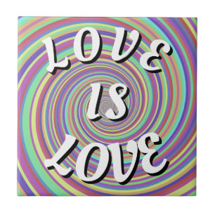 Love Is Love Pride Tile