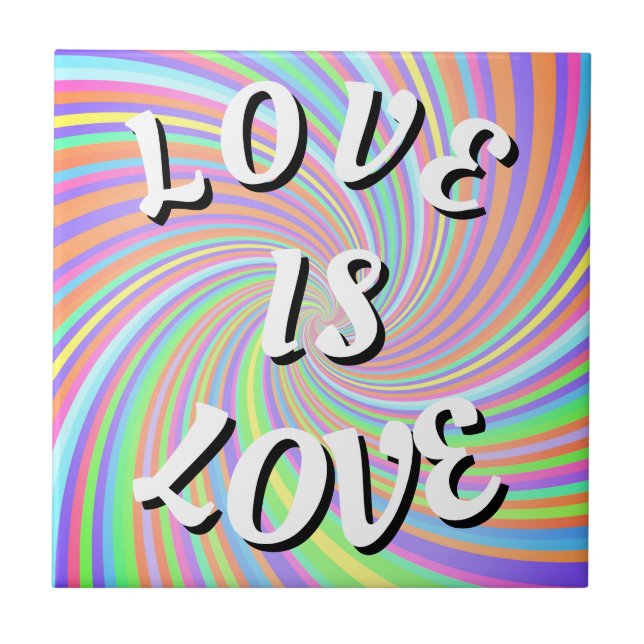 Love Is Love Pride Tile (Front)