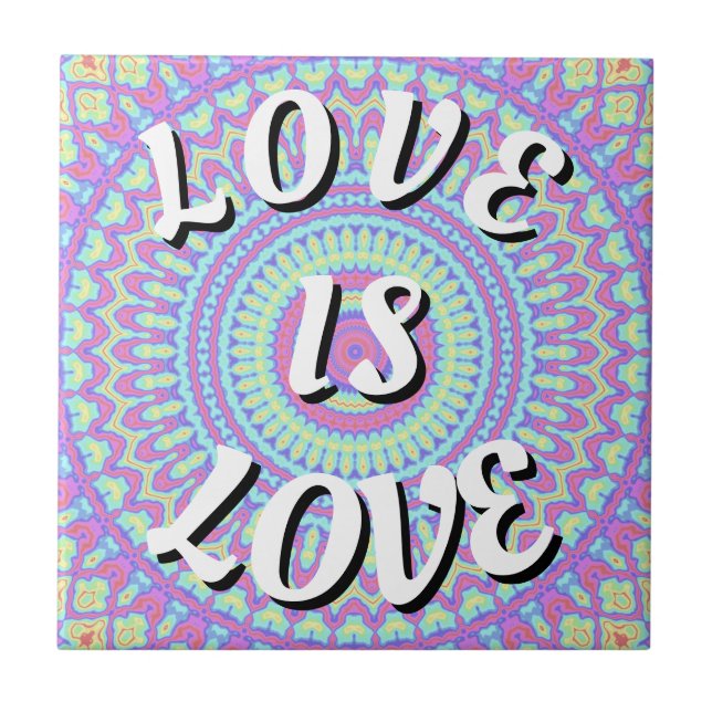 Love Is Love Pride Tile (Front)