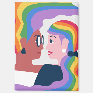 Love is Love Pride Valentine's Day Magnet