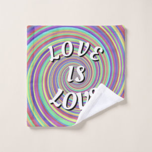 Love Is Love Pride Wash Cloth