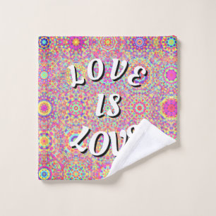 Love Is Love Pride Wash Cloth