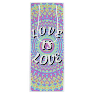 Love Is Love Pride Wine Gift Bag