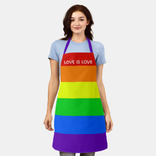 Love is Love Rainbow Apron