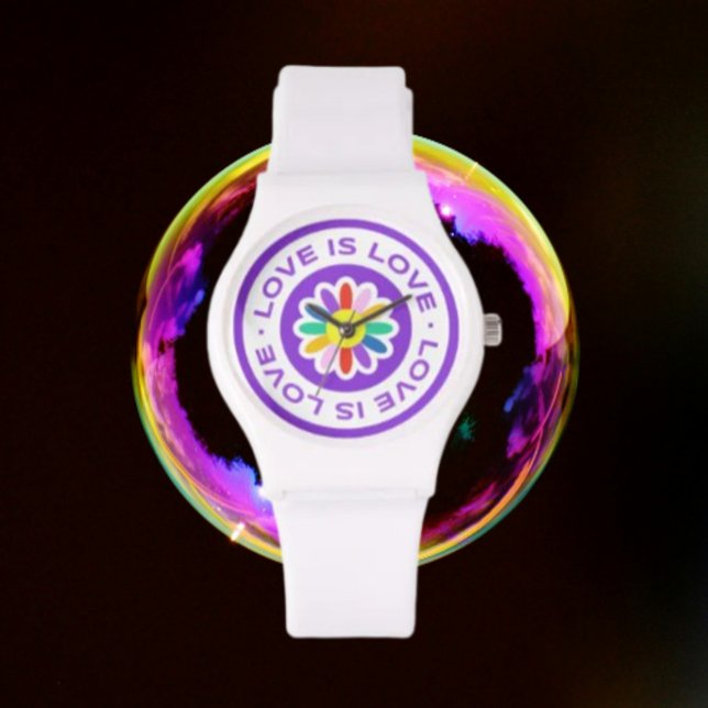 Love Is Love Rainbow Flower Watch (Creator Uploaded)