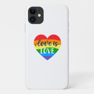 Love is Love Rainbow Heart Case-Mate iPhone Case