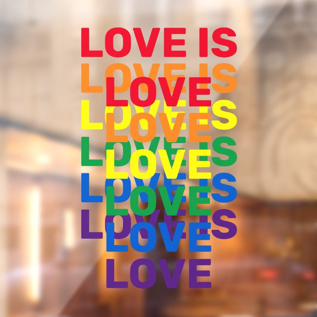 Love is love rainbow modern typography pattern (Sheet 2)