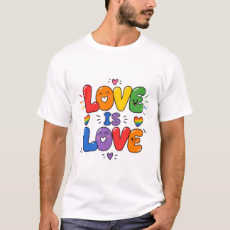 Love Is Love Rainbow Pride T-Shirt