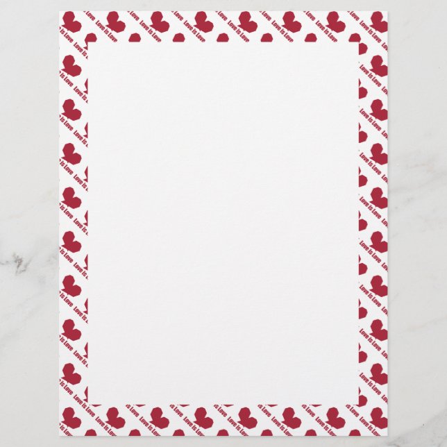 Love is love red heart (Front)