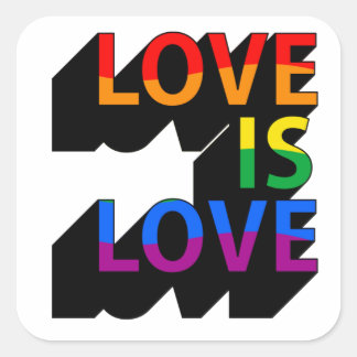 Love is Love Square Sticker