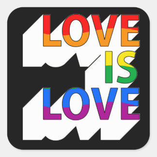 Love is Love Square Sticker