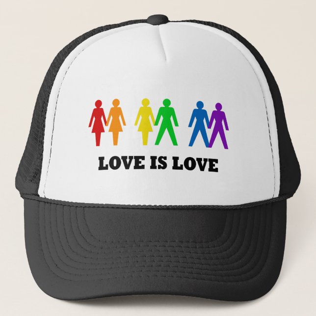 Love is Love Trucker Hat (Front)