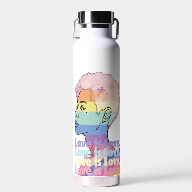 Love is Love Water Bottle (Front)