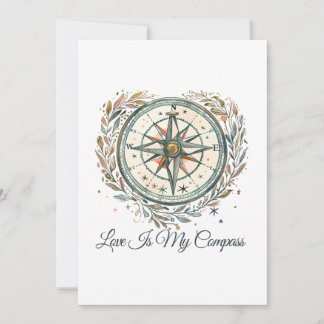 Love Is My Compass – LGBTQ Camping Pride Design Invitation