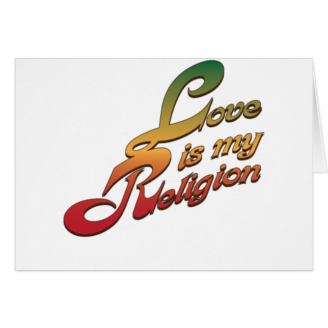 Love is My Religion (Front Horizontal)