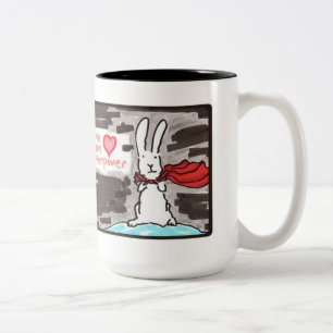 Love is my superpower Two-Tone coffee mug