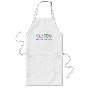 Love is never wrong apron