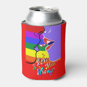 Love Is Never Wrong pride Can Cooler