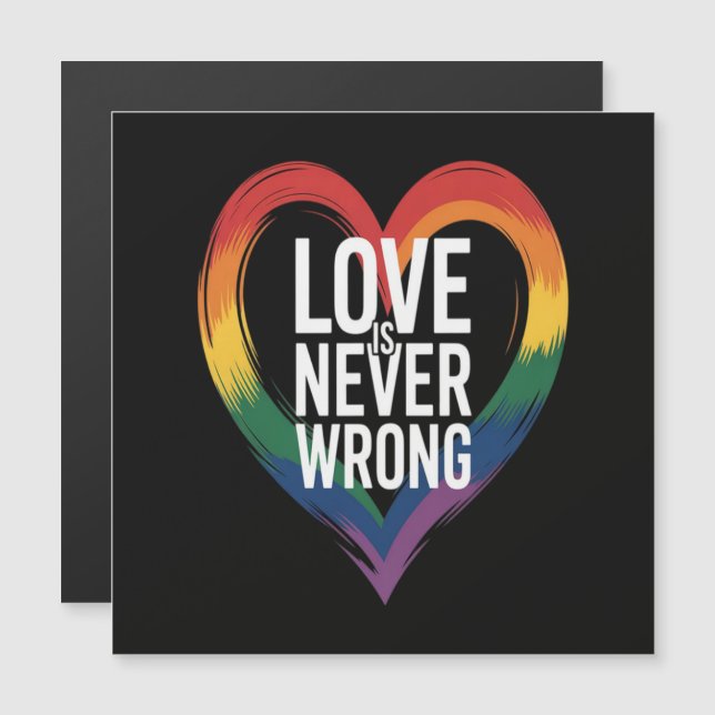 Love is never wrong Pride Month LGBT (Front/Back)