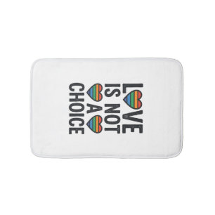 Love Is Not a Choice Rainbow Pride Vintage Shirt D Bath Mat