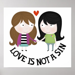 Love is not a sin (large poster) poster