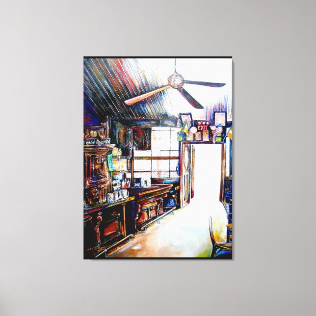 Love is Not a Wall, It's a Bridge Canvas Print (Front)