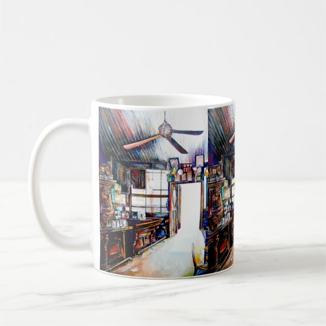 Love is Not a Wall, It's a Bridge Coffee Mug (Left)