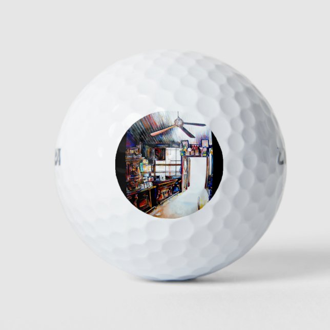 Love is Not a Wall, It's a Bridge Golf Balls (Front)