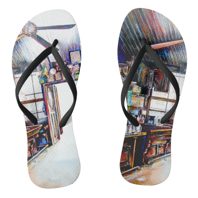 Love is Not a Wall, It's a Bridge Jandals (Footbed)