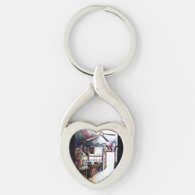 Love is Not a Wall, It's a Bridge Key Ring (Front)