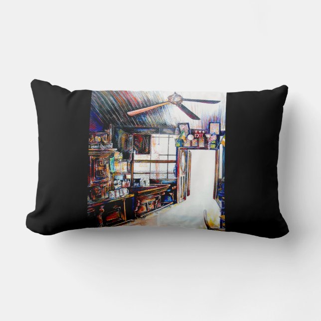 Love is Not a Wall, It's a Bridge Lumbar Cushion (Front)