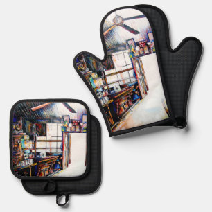 Love is not a Wall, It's a Bridge Oven Mitt & Pot Holder Set