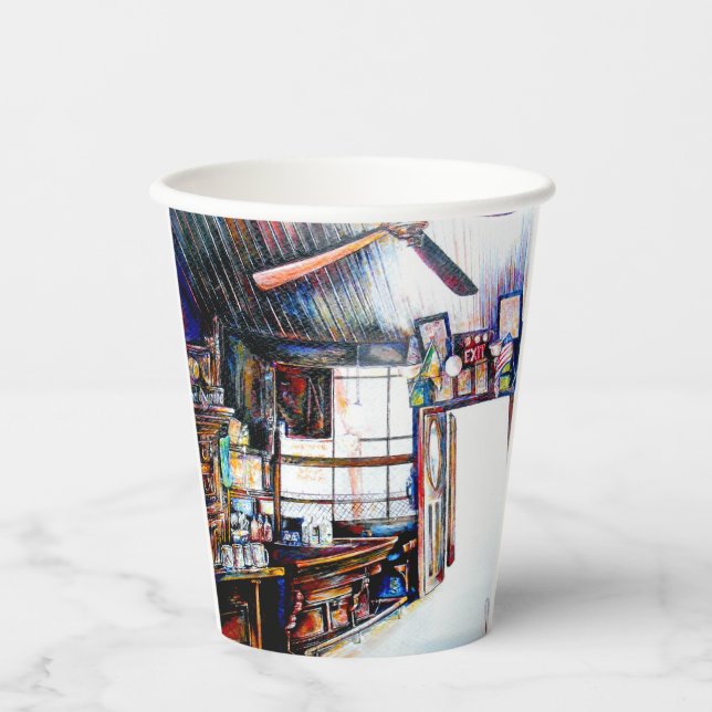 Love is Not a Wall, It's a Bridge Paper Cups (Front)