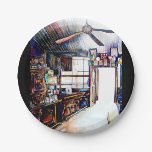 Love is Not a Wall, It's a Bridge Paper Plate